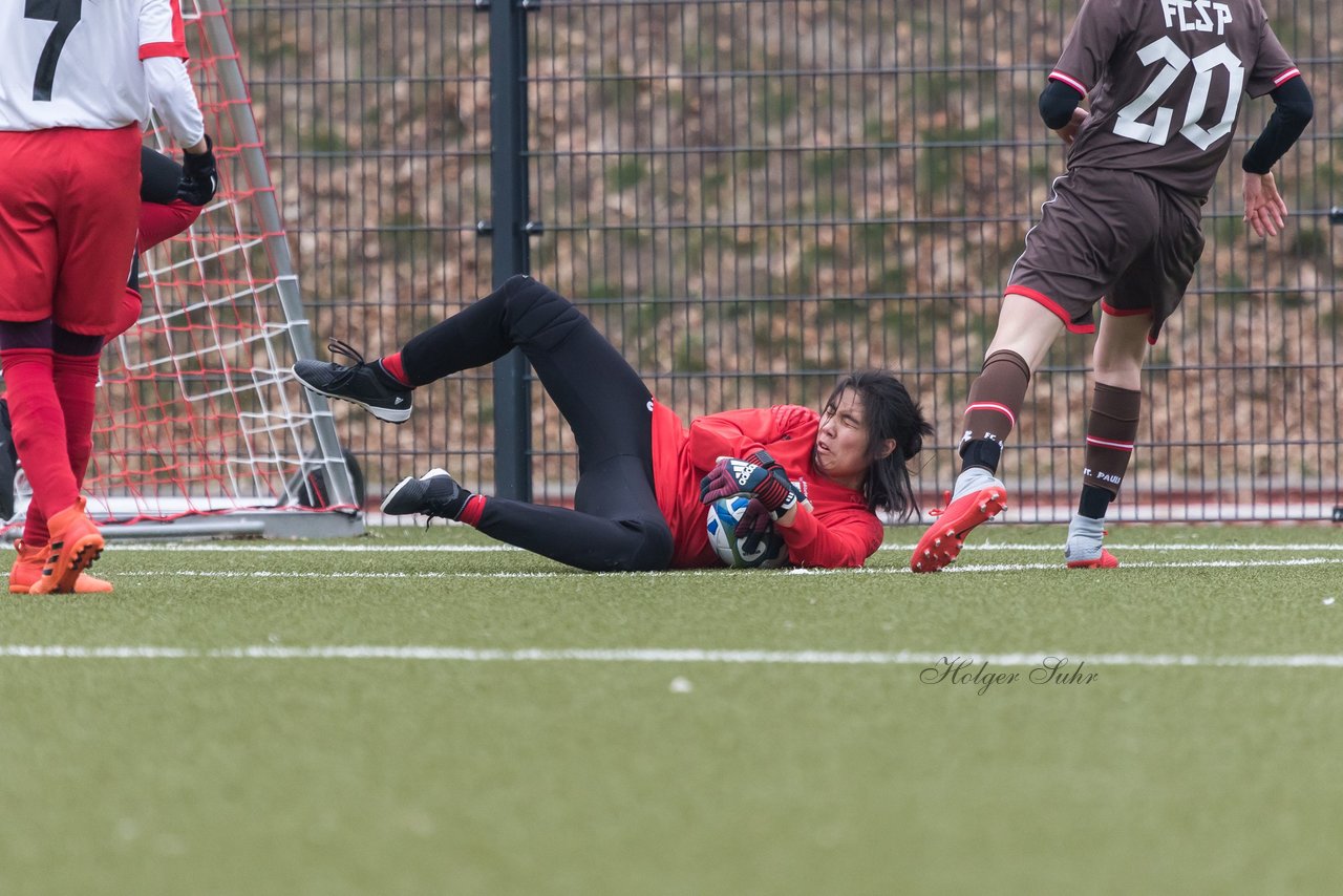 Bild 219 - B-Juniorinnen Walddoerfer - St.Pauli : Ergebnis: 4:1